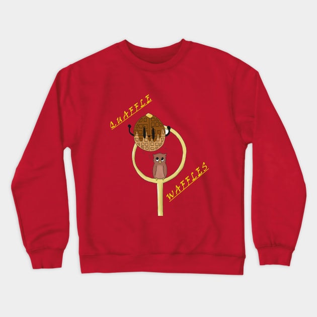 Quaffle Waffles Logo T-shirt Crewneck Sweatshirt by Rolson